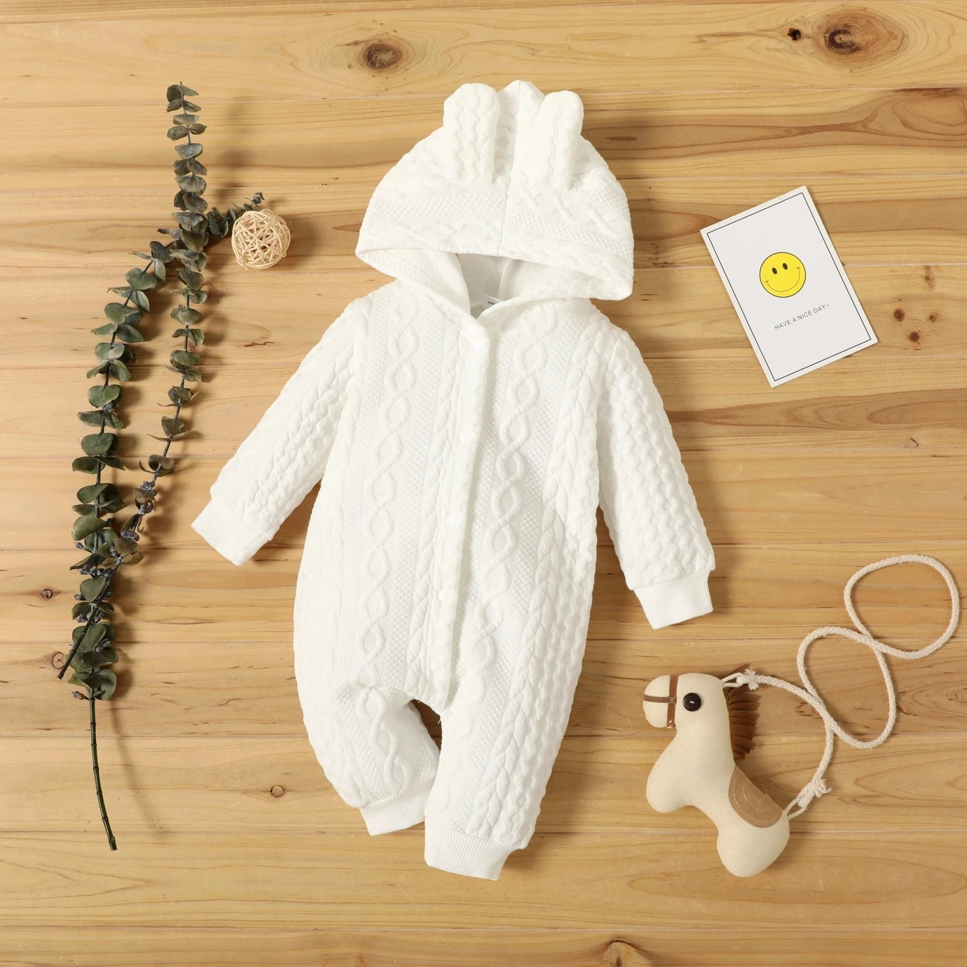 Romper With Hood And Ears
