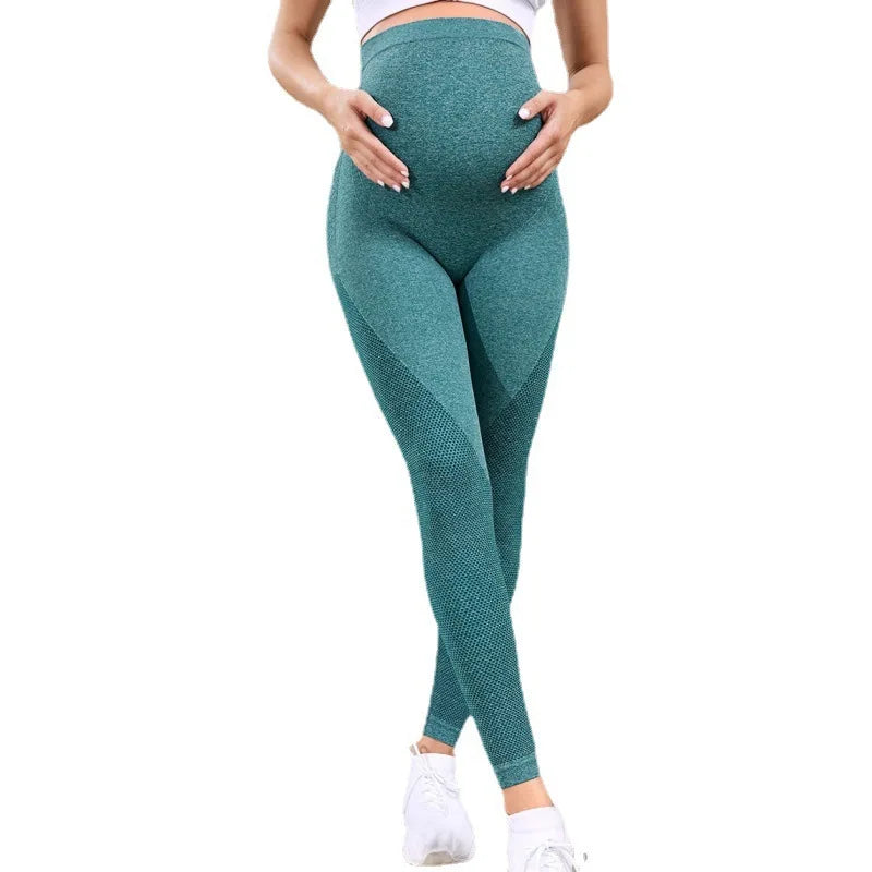 High Waist Yoga Design Maternity Leggings