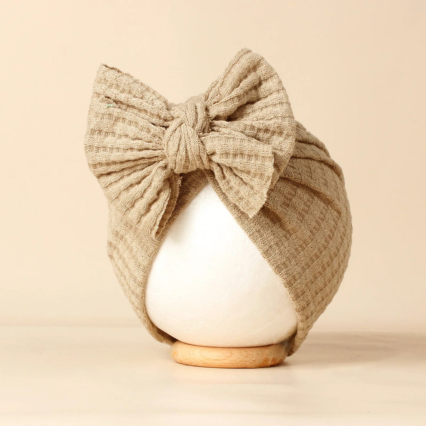 Knitted Baby Hat With Bow