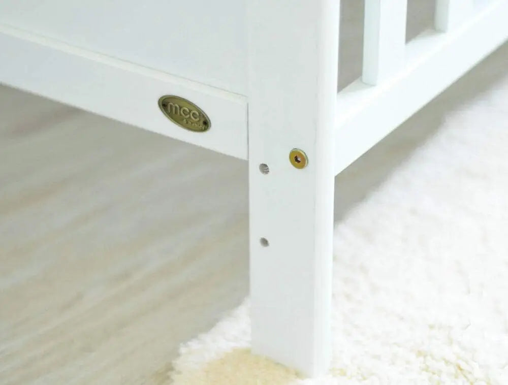 Baby Cot Bed & Drawer With Mattress (126 x 66 cm)