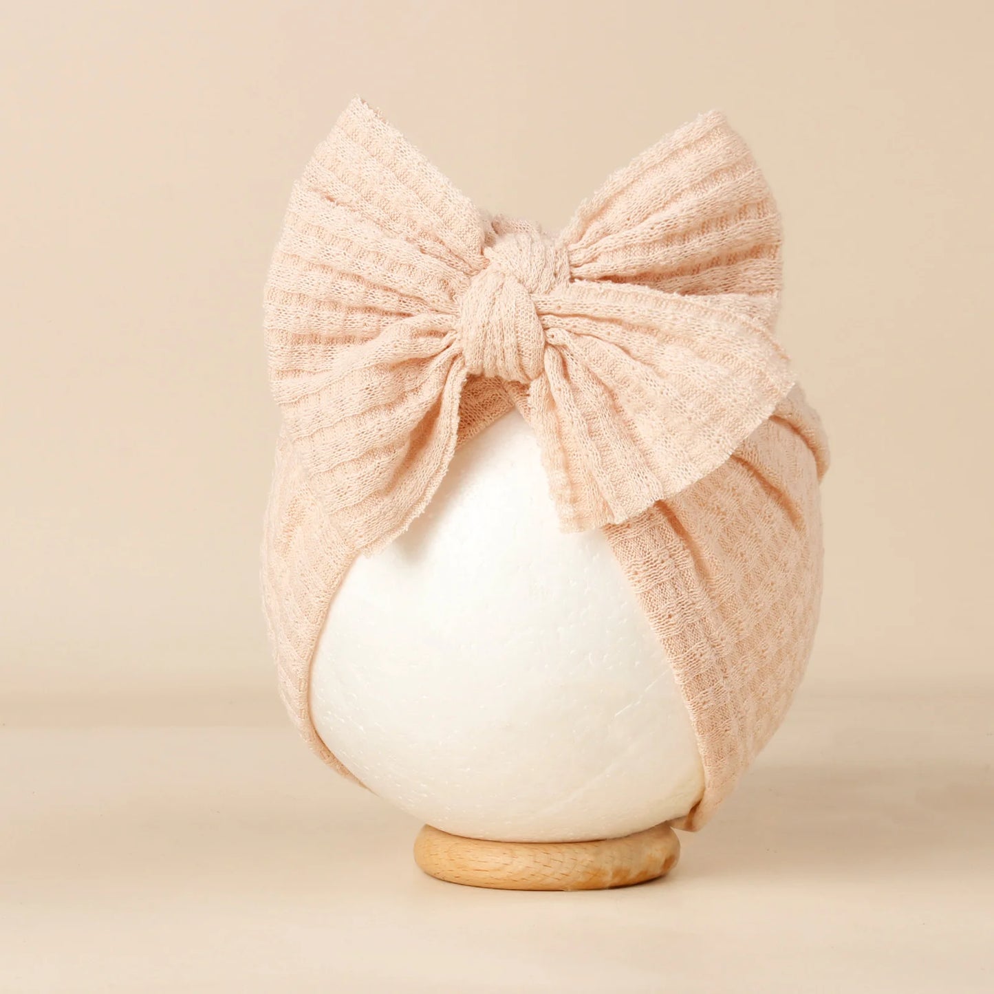 Knitted Baby Hat With Bow