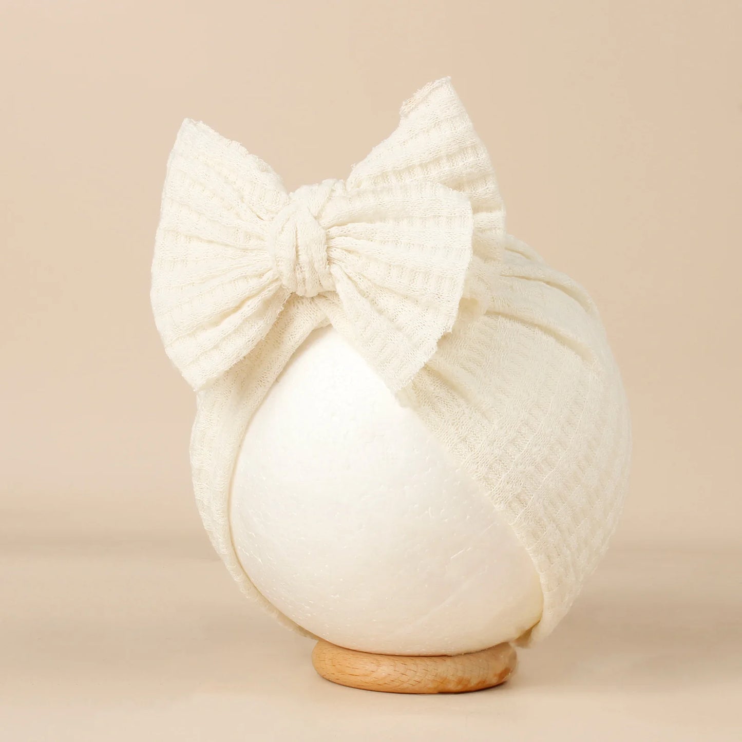 Knitted Baby Hat With Bow