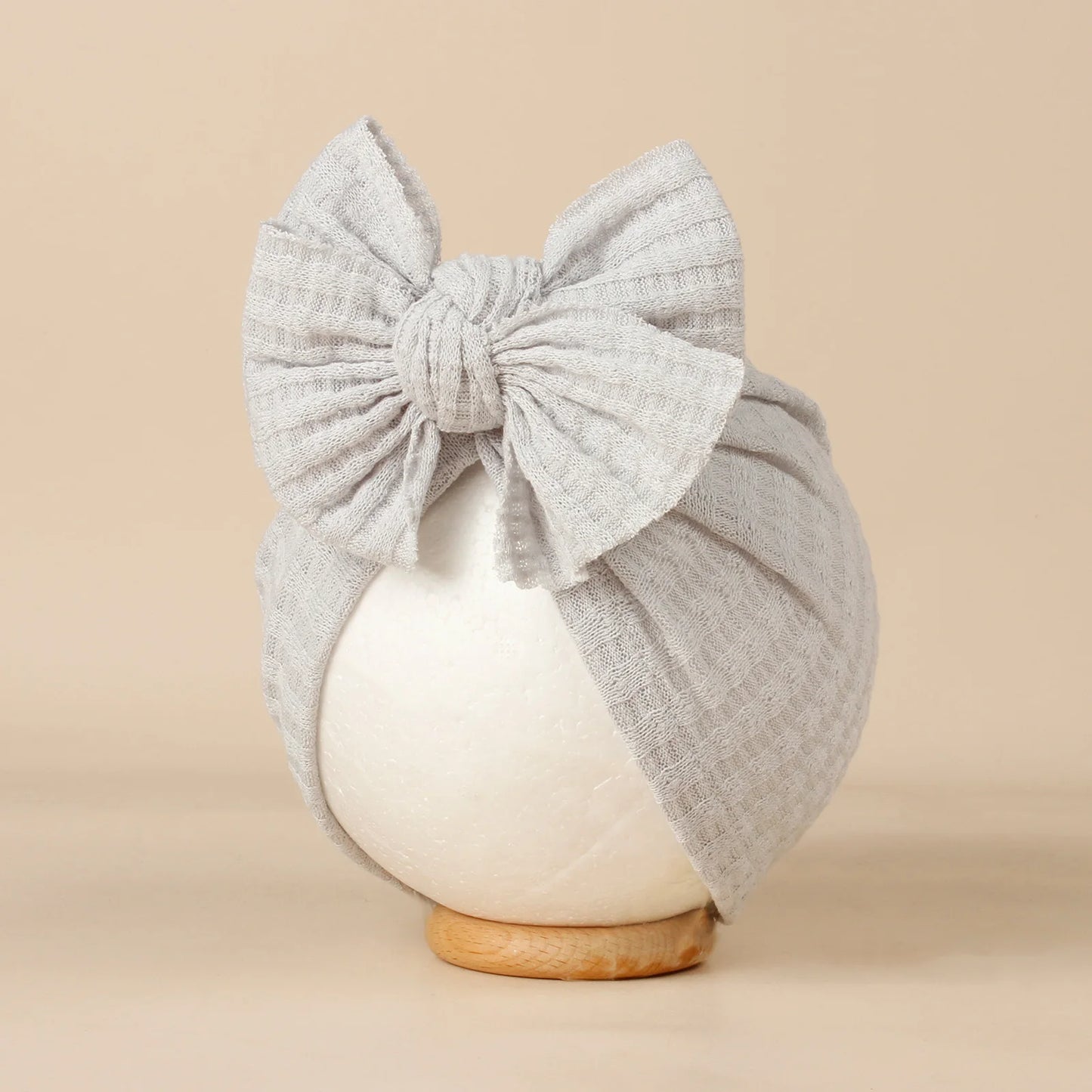 Knitted Baby Hat With Bow