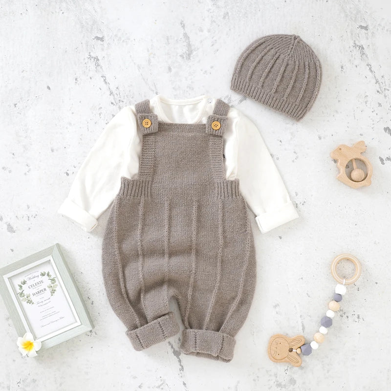 Baby Boy Romper With Hat