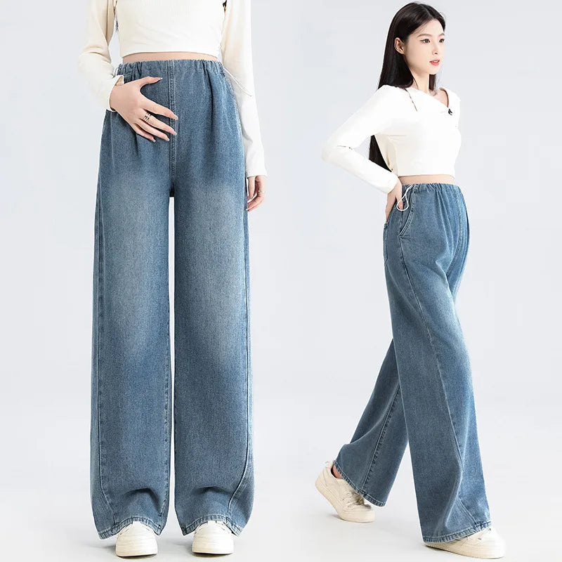 Wide-Leg Maternity Jeans