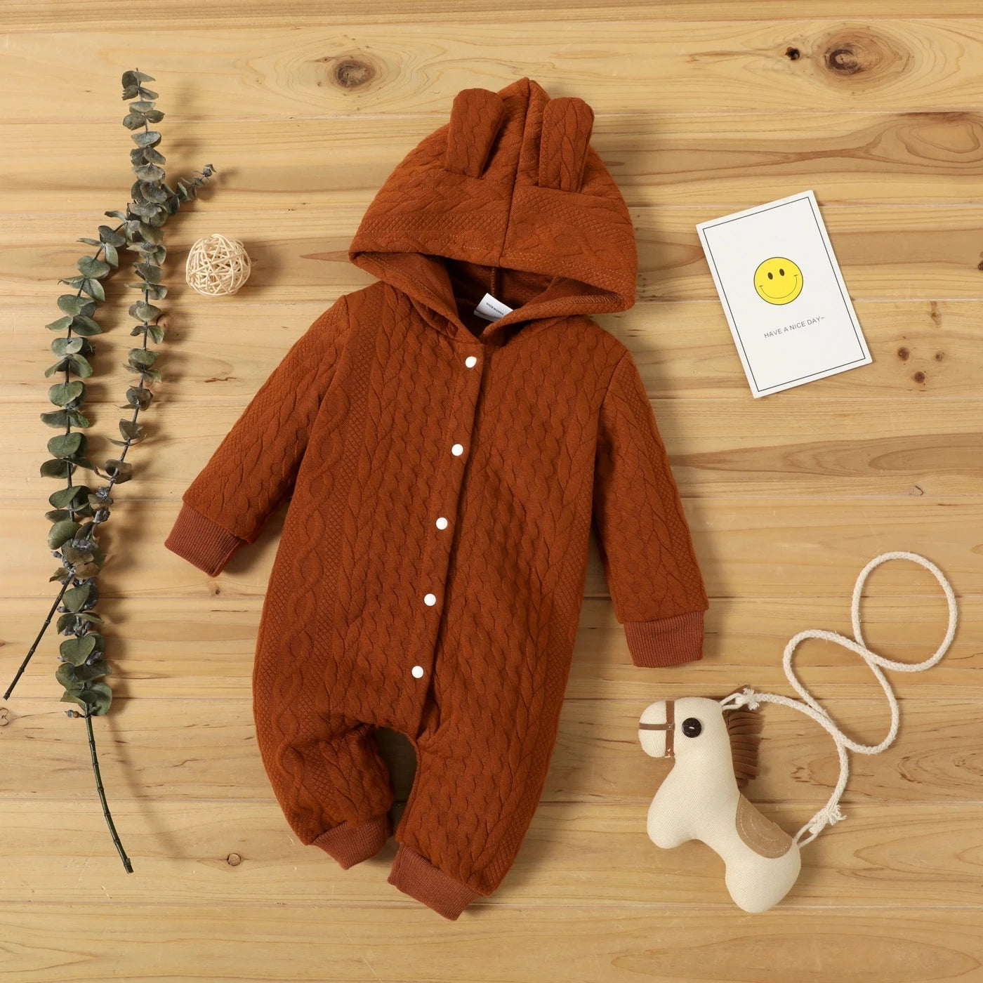 Romper With Hood And Ears