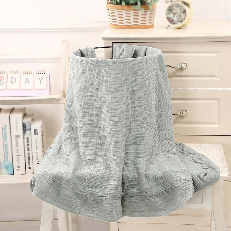 100% Organic Cotton  Muslin Swaddle Blanket