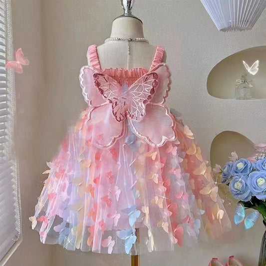 Girls Butterfly Dress