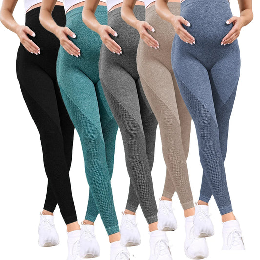 High Waist Yoga Design Maternity Leggings