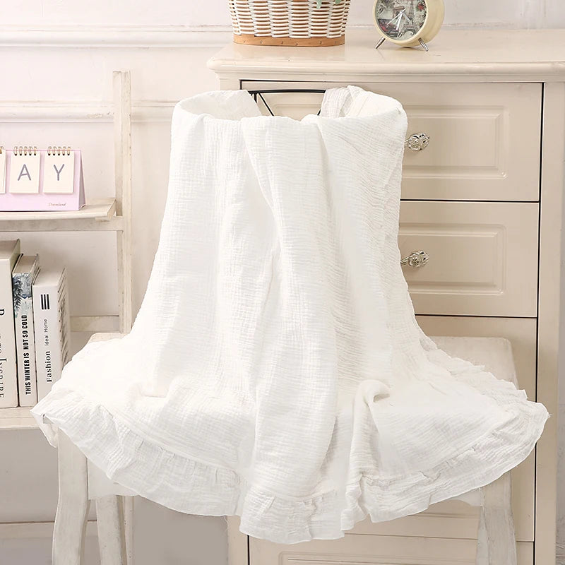 100% Organic Cotton  Muslin Swaddle Blanket