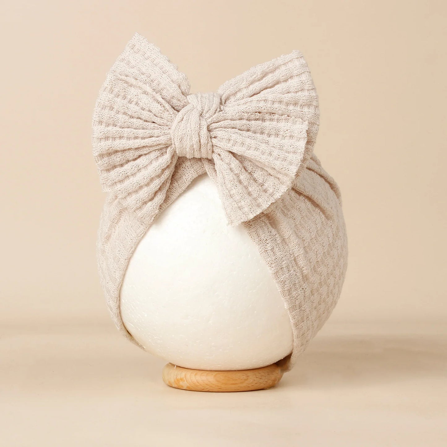 Knitted Baby Hat With Bow
