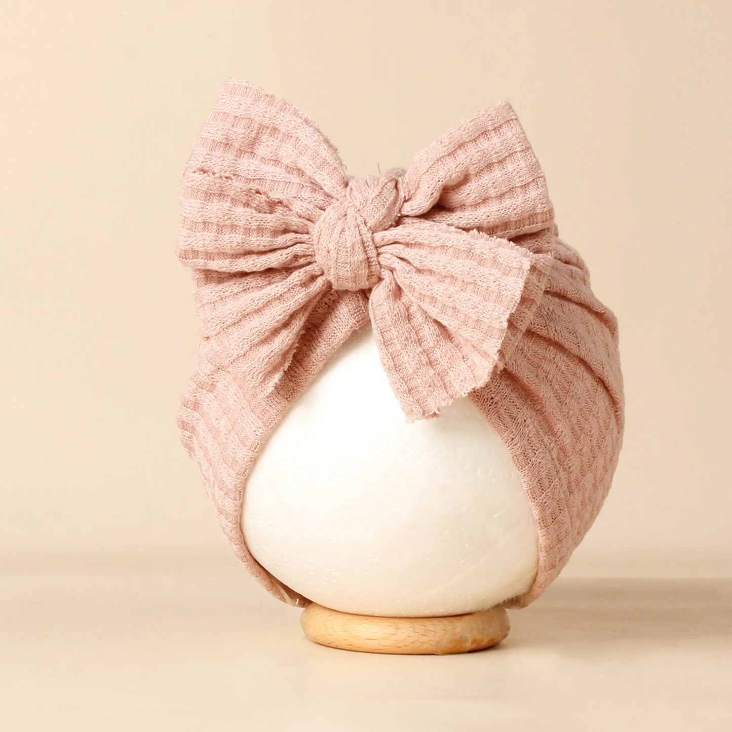 Knitted Baby Hat With Bow