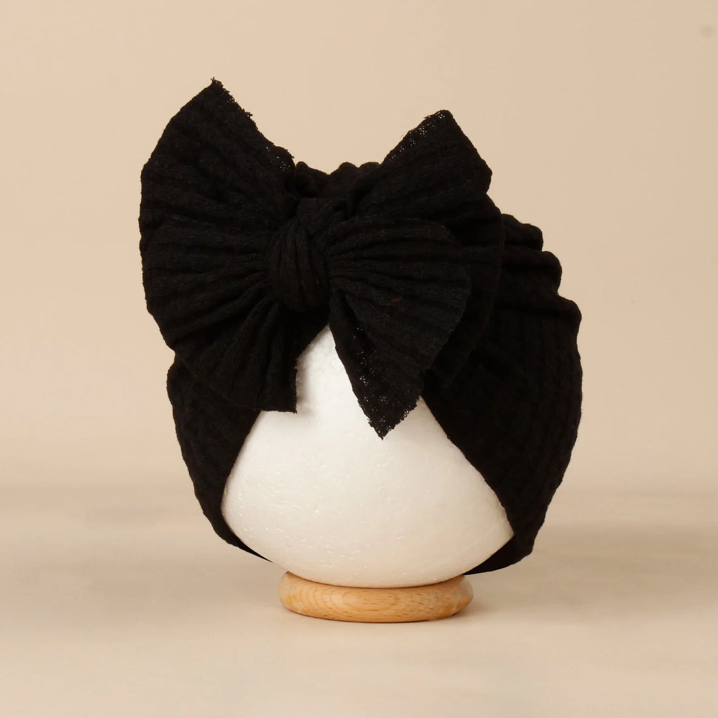 Knitted Baby Hat With Bow