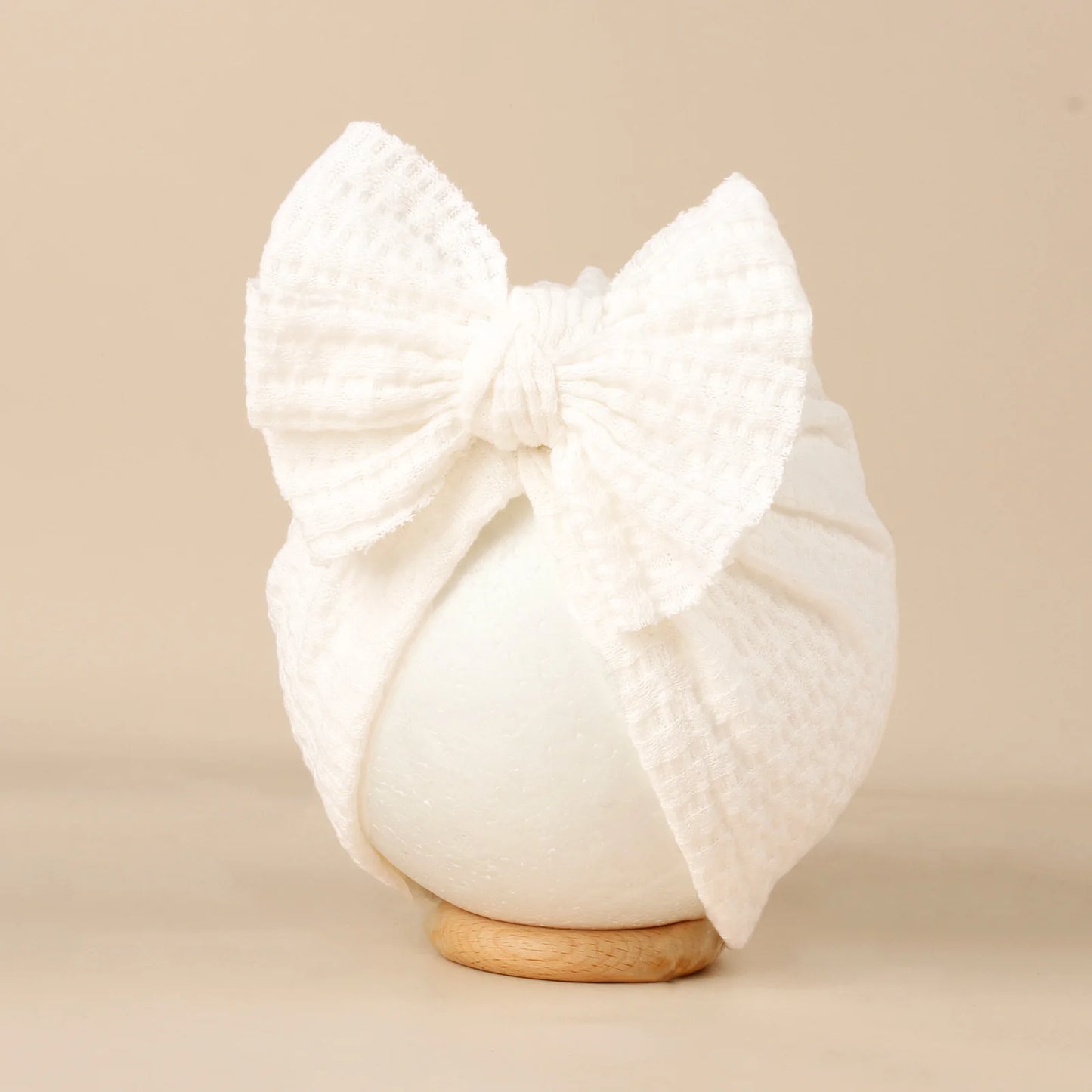 Knitted Baby Hat With Bow