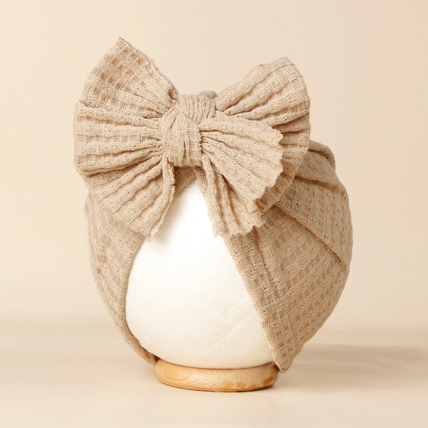 Knitted Baby Hat With Bow