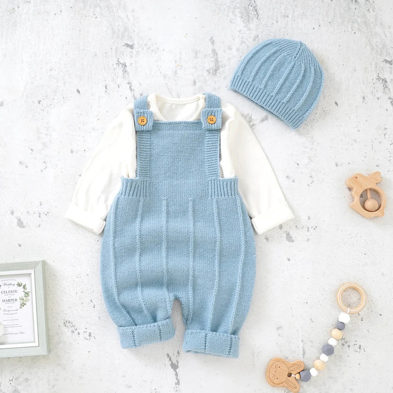 Baby Boy Romper With Hat