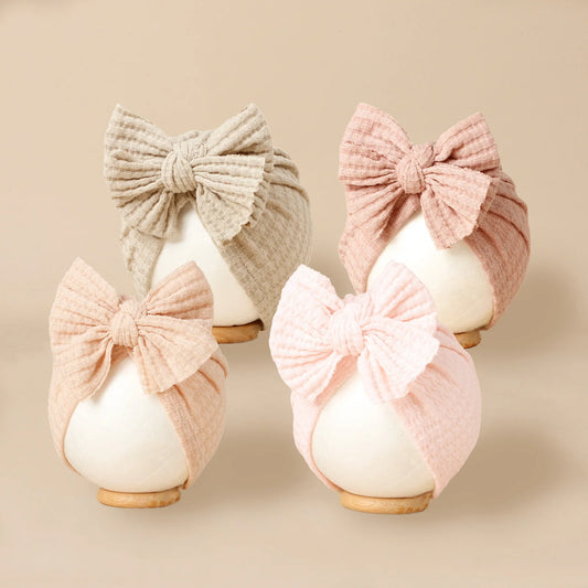 Knitted Baby Hat With Bow