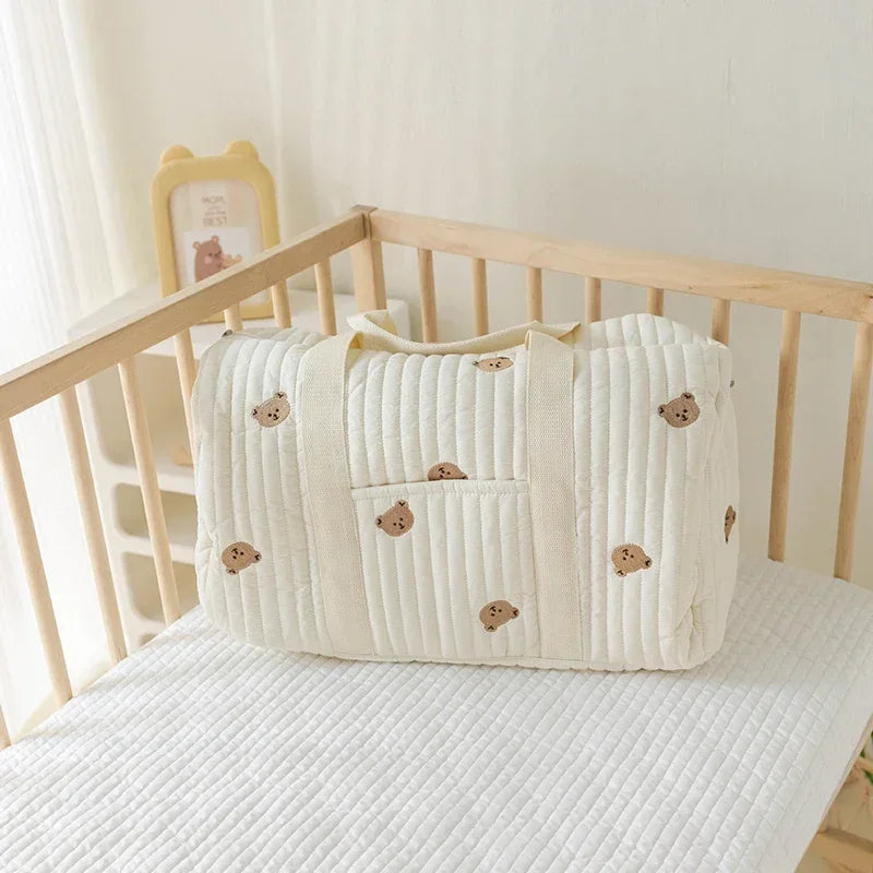 Neutral Toned Diaper Bag