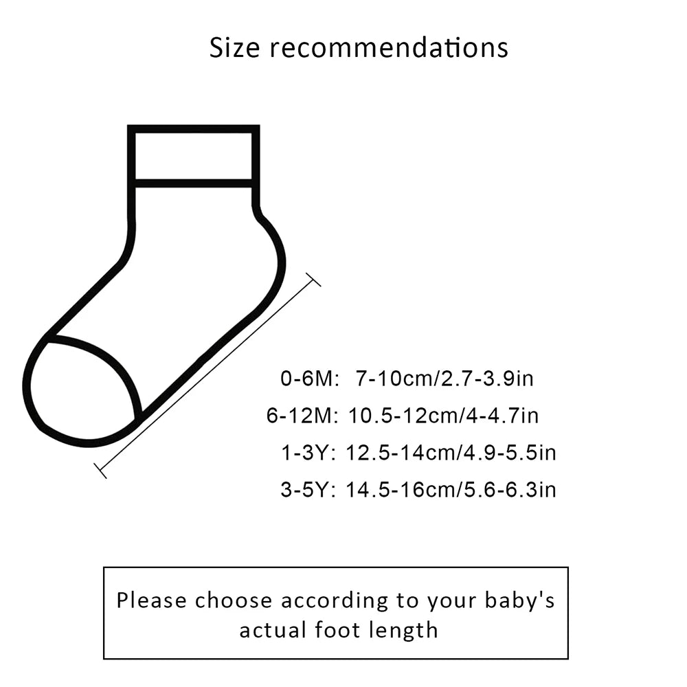 5 Pairs Baby Boy Socks