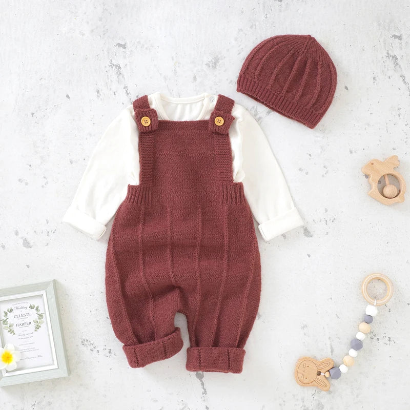 Baby Boy Romper With Hat